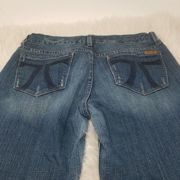 Seven 7 Boot Cut Jeans. Size 29. - Picture 7 of 16